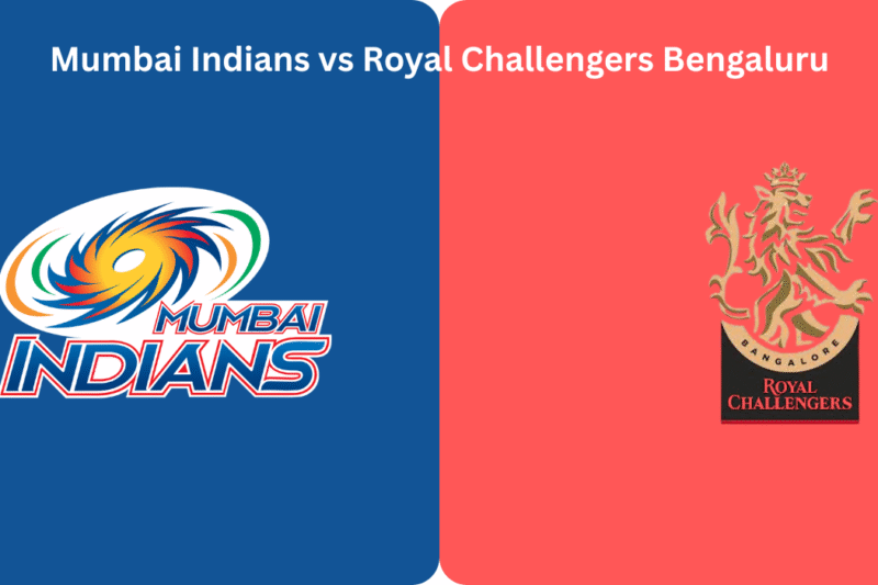Mumbai Indians vs Royal Challengers Bengaluru Timeline