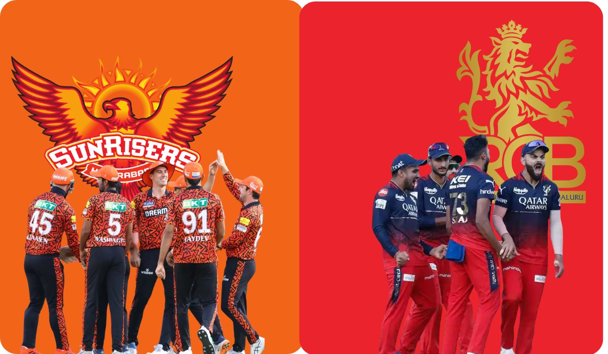 Sunrisers Hyderabad vs Royal Challengers Bengaluru Timeline