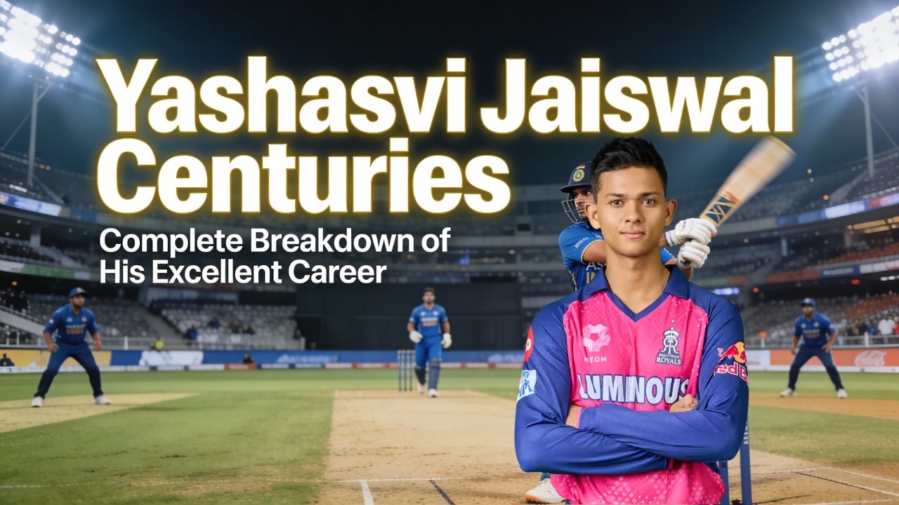 Yashasvi Jaiswal Centuries in All Formats